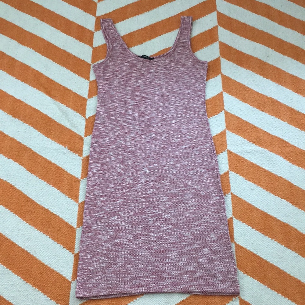 Pink knit sundress